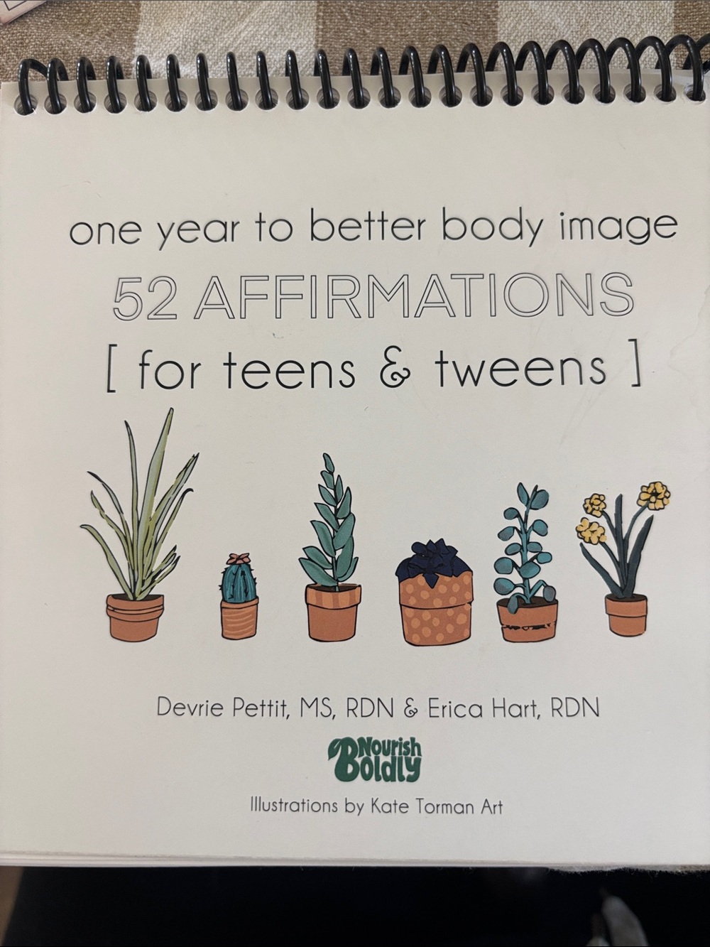 52 Affirmations for Teens & Tweens - White Cover
